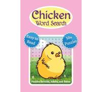 Chicken Word Search Puzzle Book: Word Searches with Easy to Read Print about Chickens, Eggs, Farm Animals, and More | 6 x 9 inches, 110 pages | 50+ Puzzles … Gift for Vacations, Holidays and Leisure