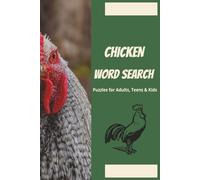 Chicken Word Search Puzzle Book: Word Searches with Easy-to-Read Print about Poultry, Rearing, Breeds and More | 6x9 inches, 110 pages | 50+ Puzzles ... Gift for Vacations, Holidays and Free Times
