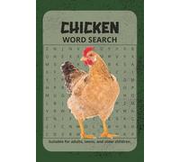 Chicken Word Search: Word Searches with Easy to Read Print about Chicken and more | 6x9 inches, 110 pages, 50 + puzzles…| Gift for Vacations, Holidays and Relaxing Times.