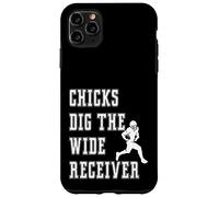 Chicks Dig The Wide Receiver - Giocatore Divertente Graphic Saying Custodia per iPhone 11 Pro Max