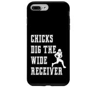 Chicks Dig The Wide Receiver - Giocatore Divertente Graphic Saying Custodia per iPhone 7 Plus/8 Plus