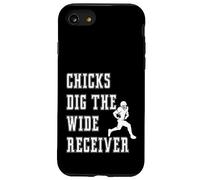 Chicks Dig The Wide Receiver - Giocatore Divertente Graphic Saying Custodia per iPhone SE (2020) / 7/8