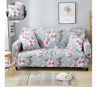 Chickw11 Copridivano Elastico 1/2/3/4 Posti, Copridivano Stampa Protettore Universale Braccioli Sofa Antiscivolo Ideale per Poltrone Mobili Copridivano (2 posti,Blu Nobile)