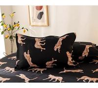 Chickw11 Federa con Leopardo Stampa, Carino Federa 50x75cm, Microfibra