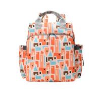 Chickwin Borsa Zaino Fasciatoio Neonato, Grande Capacità Zainetto Multifunzione di Viaggio Borsa per Pannolini, Maternità Baby Changing Bag Borsa Bebè per Mamma e Papà (rosa,28x34x11.5cm)