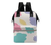 Chickwin Borsa Zaino Fasciatoio Neonato, Grande Capacità Zainetto Multifunzione di Viaggio Borsa per Pannolini, Maternità Baby Changing Bag Borsa Bebè per Mamma e Papà (modello semplice 2,28x40x18cm)