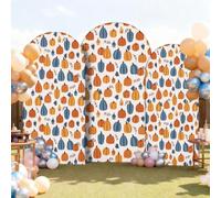 Chickwin Copertura per Archi Nuziali 3D Motivo a Zucca (Blu,80x180cm)