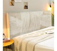 Chickwin Copri Testata Letto Elastica Stile Wabi-Sabi, Copertura per Testiera Letto Singolo Matrimoniale, Fodera Testiera Letto Universale All-Inclusive, Copertura per Testiera (Cachi 10,190cm)