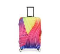Chickwin Copri Valigia, Coprivaligia Grande, Coprivaligia Elastico, Bagaglio da Viaggio Copertura, per Business/Bagagli, 18-32 Pollici (Arcobaleno 01,L)
