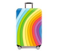 Chickwin Copri Valigia, Coprivaligia Grande, Coprivaligia Elastico, Bagaglio da Viaggio Copertura, per Business/Bagagli, 18-32 Pollici (Arcobaleno,L)