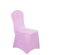 Chickwin Coprisedia per Matrimonio, Fodere Coprisedie Matrimoni in Spandex Elasticizzato Universale Lavabile Protezione per Sedie per Decorazione Feste Cerimonie (Viola Chiaro C,2 Pezzi)