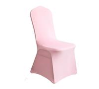 Chickwin Coprisedia per Matrimonio, Fodere Coprisedie Matrimoni in Spandex Elasticizzato Universale Lavabile Protezione per Sedie per Decorazione Feste Cerimonie (Rosa,4 Pezzi)