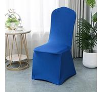 Chickwin Coprisedia per Matrimonio, Fodere Coprisedie Matrimoni in Spandex Elasticizzato Universale Lavabile Protezione per Sedie per Decorazione Feste Cerimonie Hotel (Blu Royal,1 Pezzo)