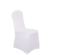 Chickwin Coprisedia per Matrimonio, Fodere Coprisedie Matrimoni in Spandex Elasticizzato Universale Lavabile Protezione per Sedie per Decorazione Feste Cerimonie (Bianco C,1 Pezzo)