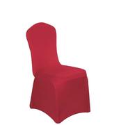 Chickwin Coprisedia per Matrimonio, Fodere Coprisedie Matrimoni in Spandex Elasticizzato Universale Lavabile Protezione per Sedie per Decorazione Feste Cerimonie (Borgogna D,4 Pezzi)
