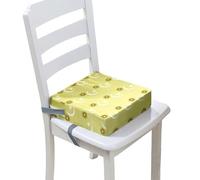 Chickwin Cuscino Rialzo Sedia per Bambini, Alzatina Riduttore Sedia Bambini da Tavolo 4-12 Anni Smontabile Regolabile Seggiolino con 2 Cinghie di Sicurezza (Sole Luna 7,40 * 40 * 10cm)
