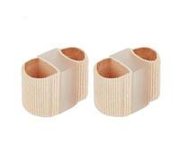 Chiclify Toe Spacers, Chiclify Toe Spreader, Premium Elastic Toe Separators Alignment, Elastic Material Fits Snugly Around Toes,Toe separator for correction of big toe valgus(1 Pair,Small)