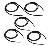 ChicLitonor 5X Collana in Gomma Elegante Cordino Resistente per Bijoux con Chiusura a Baionetta in Acciaio Flessibile E Soffice Adatta per Lavoro Artigianale E Us