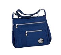 ChicLitonor Borsa a Tracolla Da Donna, Borsa a Tracolla Alla Moda, Borsa Da Donna, Borsa Tote in Nylon Impermeabile, Leggera E di Grande Capacità, Regalo per Le V, Blu scuro