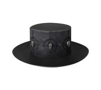 ChicLitonor Cappello a Cilindro Steampunk, Accessorio per Costume, Cappello da Ballo, Copricapo per Adulti
