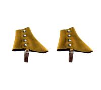 ChicLitonor Ghette da Gangster, Ghette da Uomo, Ghette da Gangster Vintage, Copriscarpe, Marrone