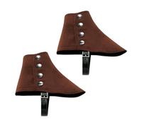 ChicLitonor Knight Spats da Uomo Copriscarpe Medievali Accessorio per Costume Steampunk da Cavaliere Lavabile E Regolabile in Tessuto Adatto per Feste Spettacoli, caffè