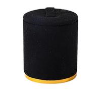 ChicLitonor Porta Anelli Porta Anelli Mini Stand Gioielli Organizer Espositore Gioielli in Velluto Morbido Adatto per Fotografare Regalare Decorare Casa, Nero