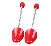 ChicLitonor Set di 2 Tendiscarpe Regolabili per Prevenire La Deformazione Delle Scarpe, Eliminare Le Pieghe E Ottenere Elasticità. Adatto, Rosso