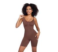 CHICMARK Body modellante da donna, flessibile e vestibilità liscia per il tempo libero e l'allenamento, marrone, 3XL