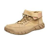 CHICMARK Robusti stivali da allenamento desertico per uomo e donna, scarpe da trekking e avventura, cachi, 44 EU