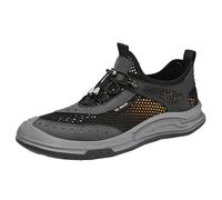 CHICMARK Scarpe da trekking da uomo, traspiranti, leggere, comode, Nero , 43 EU