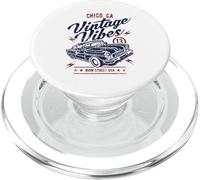 Chico California Vintage Vibes - Auto d'epoca, design invecchiato PopSockets PopGrip per MagSafe