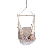 Chico Hammock Chair Cotton Including Swivel, Carabiner And Chain 1 Pastell-Coloured multicolore