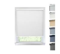 CHICOLOGY Cordless Cellular Shades Tenda per Finestra a cella Singola Privacy, Poliestere Metallo Plastica, Nebbia mattutina, 71W x 213H cm