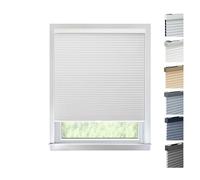 Chicology Cordless Cellular Shades Tenda per Finestra a cella Singola Privacy, Poliestere Metallo Plastica, Nebbia Serale, 61W x 163H cm