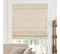 CHICOLOGY - Tende a pacchetto per finestre, tende oscuranti, beige (Belgian Flax) (privacy e filtrazione della luce), 76,2 x 162,5 cm (l x H)