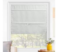 CHICOLOGY Tende a pacchetto per finestre, tende oscuranti per la casa, grigio (Runway Grey), filtrazione della luce, 89 x 162,6 cm (l x H)