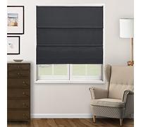 CHICOLOGY Tende a pacchetto per finestre, tende per la casa in poliestere, grigio (Ridgewood Grey), privacy e filtrazione della luce, 83,8 x 182,8 cm (l x H)