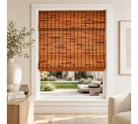 CHICOLOGY Tende in bambù, tonalità romane per finestre, tende a pacchetto per la casa, tende in bambù per patio, tende e ombra, 86 x 162 cm, castoro