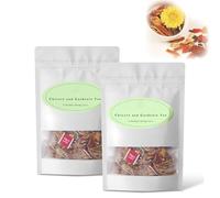 Chicory and Gardenia Herbal Tea, Dandelion Wolfberry Tea, Individually Packed 20 Bags, Caffeine-Free, Sugar-Free, Vegan Tea Bags with Herbal Ingredients (A,2 bags)