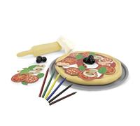 Chicos - My first Stem pizza de la Mamma | Gioco di imitazione pizzeria con 45 accessori creativi da ritagliare e colorare | Da 3 anni (83023)