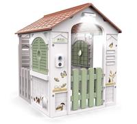 Chicos - Play Cottage | Casetta per Bambini Interattiva da Giardino con Luce e Suoni oltre a Finestre Apribili e Gattaiola | Da 2 Anni (89608)