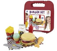 Chicos - Set Cucina Hamburger Portatile | Gioco di Ruolo Bambini | Include 19 Accessori Hamburger, Pane e Utensili | Creatività e Gioco Sociale | Consigliato da 2+ anni (87104)