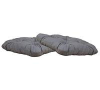 Chicreat Cuscini per sedie, grigio chiaro, 50 x 50 x 8 cm, set da 2