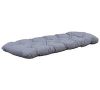 Chicreat Cuscino da panchina, grigio chiaro, 120 x 50 x 8 cm