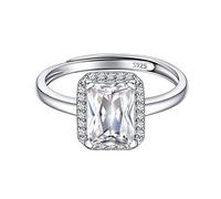 ChicSilver Anelli Regolabili Donna Anelli Con Opale Vero Argento 925, Anelli Opale Donna Pietra Aprile Confezione Regalo