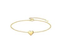 ChicSilver Bracciale Donna Argento 925 in Oro Bianco, Bracciale Donna Argento Oro Rosa con Cuore/Luna/Stella/Tondo/Triangole Lunga 16+5cm, Bracciale Personalizzato Punto Luce Ragazza Idee Regalo