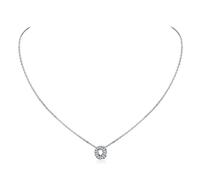 ChicSilver Collanina Argento 925 Donna Tennis con Iniziale A-Z 45+5 CM Confezione Regalo