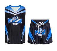 CHICTRY Completo da Boxe Bambino e Ragazzo Costume Pugile Abbigliamento Boxe Canotta Pugilato Canottiera Boxing Tank Top e Pantaloncini Kick-Thai Muay Thai MMA Azzurro 9-10 anni