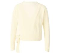 CHICTRY Maglia a Incrocio Bambina per Danza Classica Maglioncino da Balletto Crop Top da Ballo Ginnastica Cotone Maglione da Danza Maniche Lunghe Scaldacuore Ragazza Ballerina Bianco J 3-4 Anni